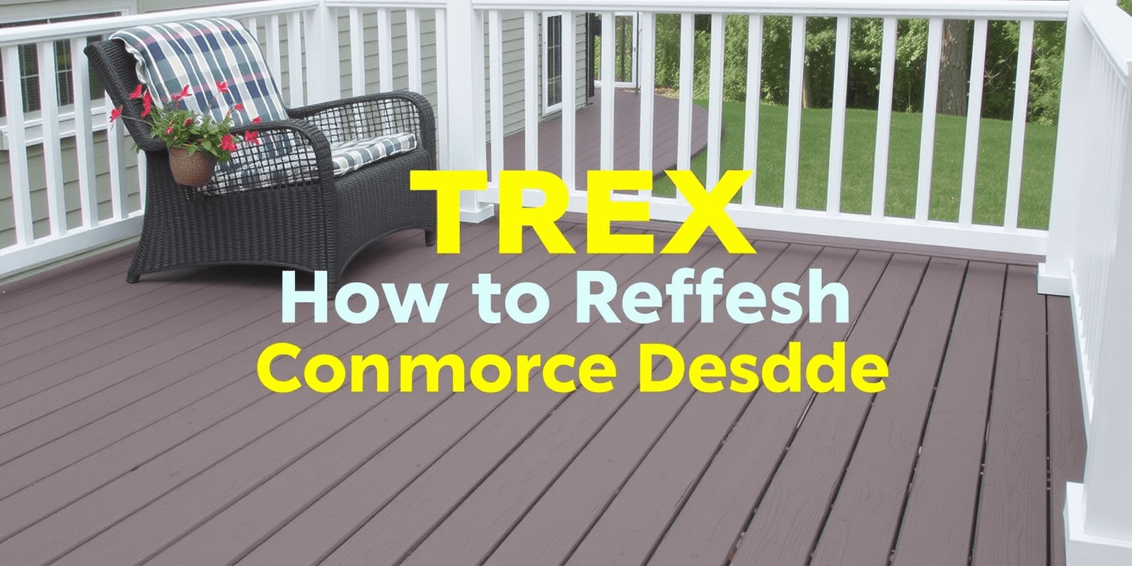 How to Refresh TREX Composite Decking: Tips and Tricks