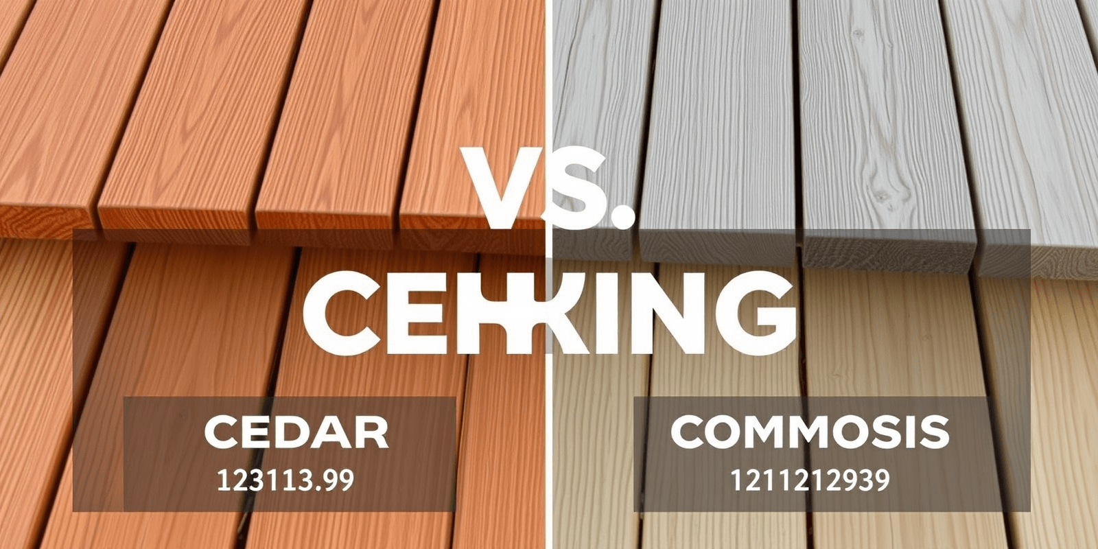 Lightweight Decking Options: Cedar vs Composite Weights Analyzed