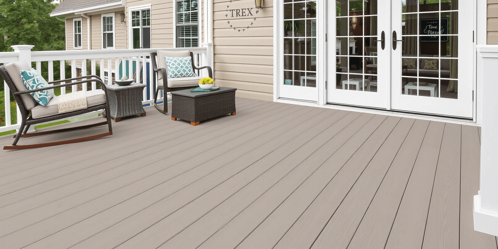 Maximize Your Outdoor Space with Trex Enhance Clam Shell Composite Decking