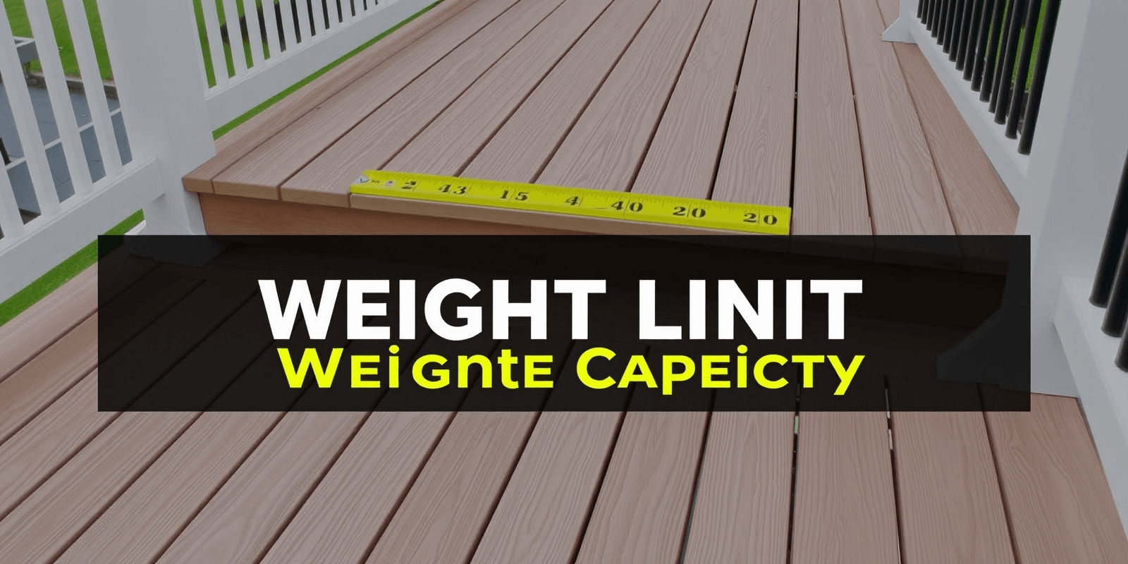 Maximizing Your Composite Deck's Weight Capacity: Tips and Insights