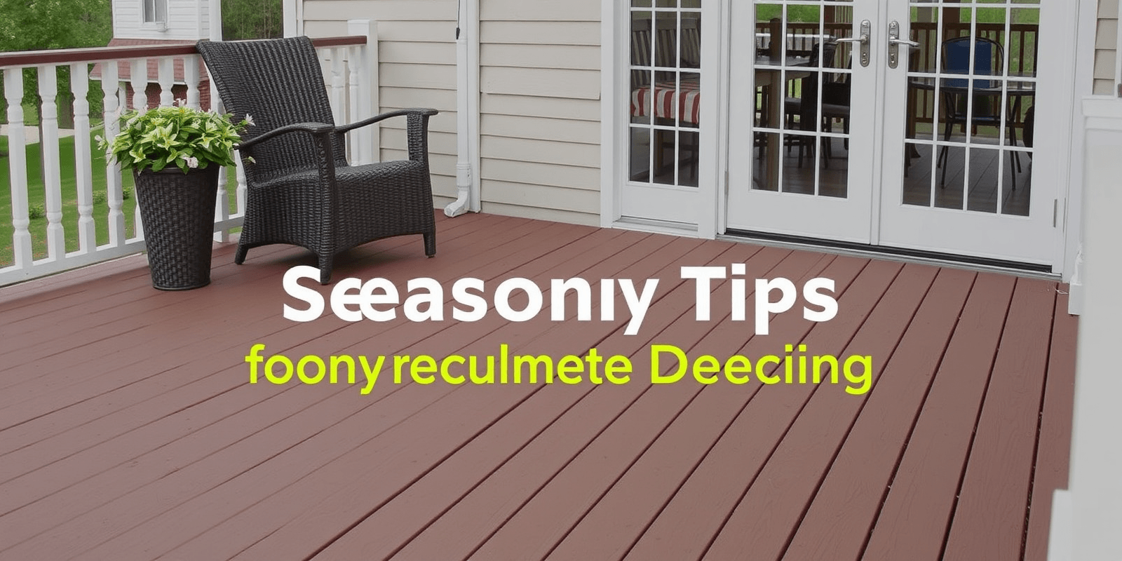 Seasonal Tips for Veranda Composite Decking Cleaning