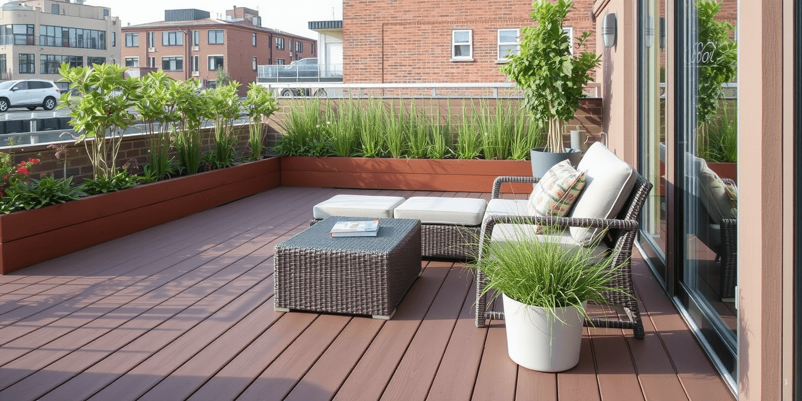 Sustainable Urban Living with Composite Decking