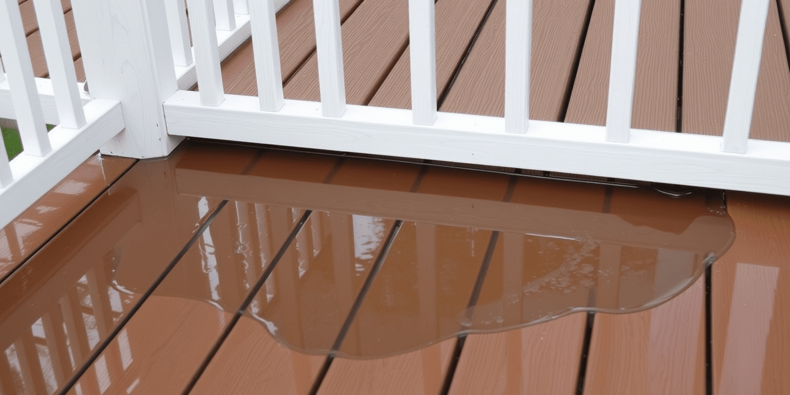 The Impact of Water Puddles on Composite Decking Durability