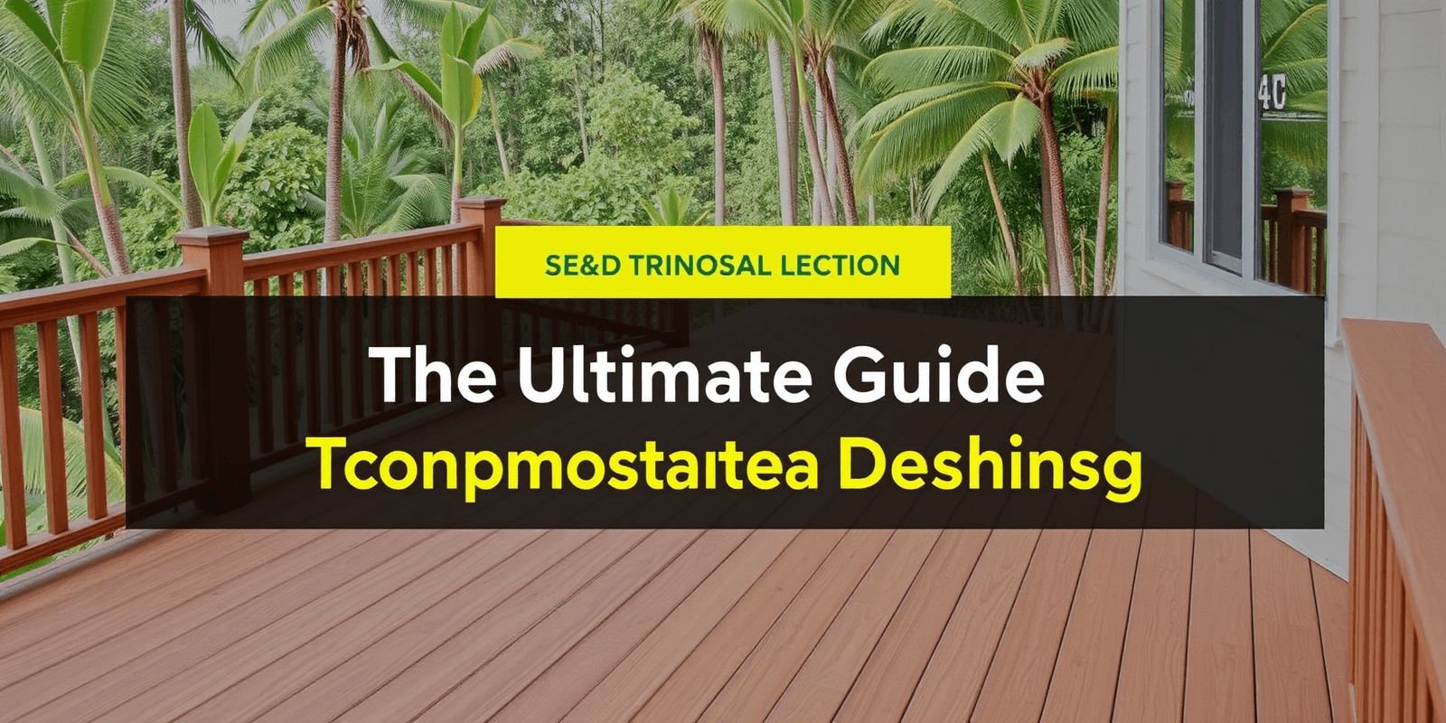 The Ultimate Guide to Tropical Composite Decking and Railing Installation