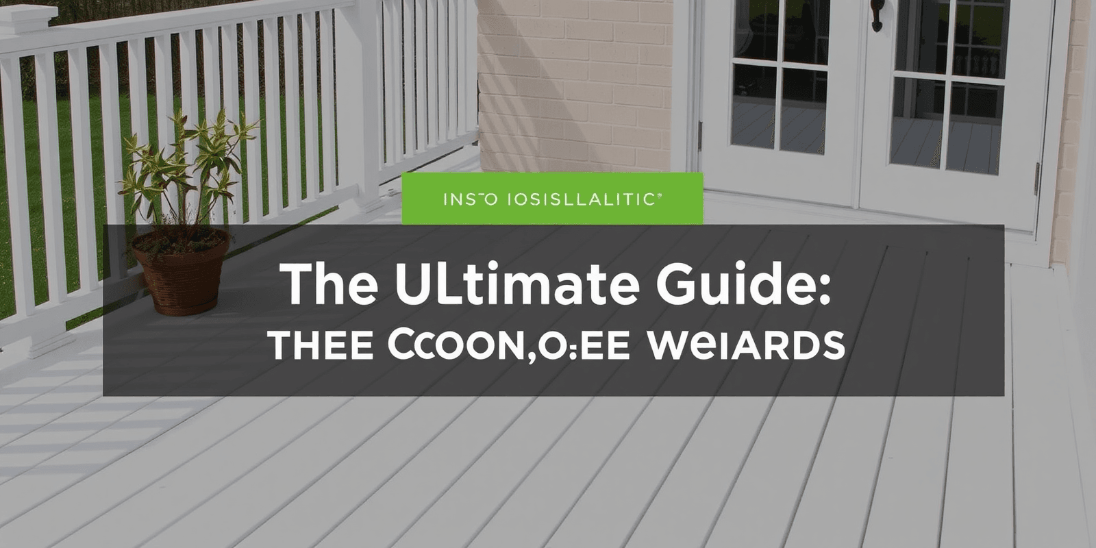 The Ultimate Guide to TRUOrganics White Composite Decking Boards Installation