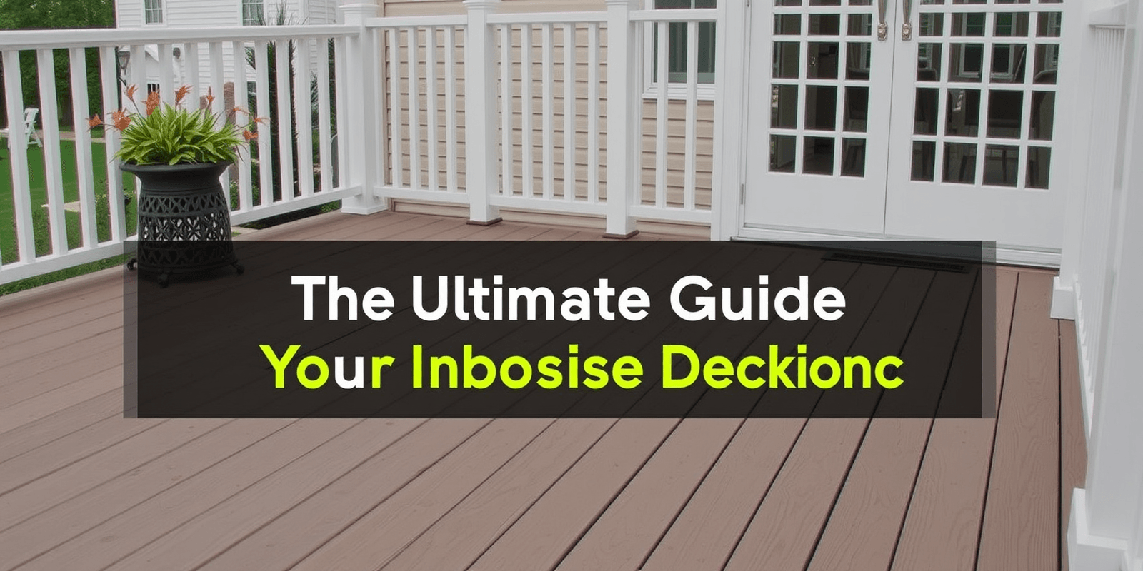 The Ultimate Guide to Waterproofing Your Composite Decking