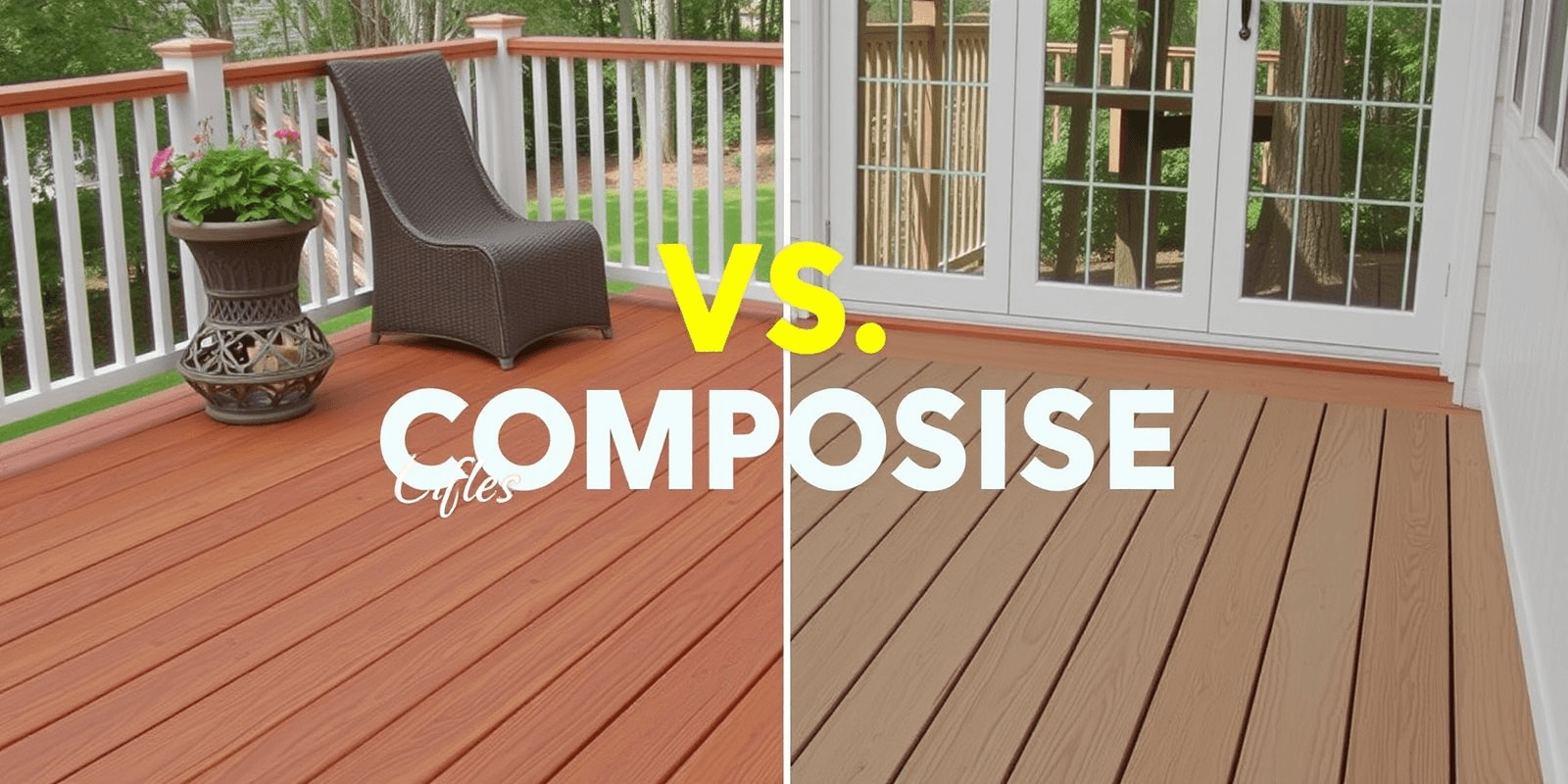 treated vs composite decking cost