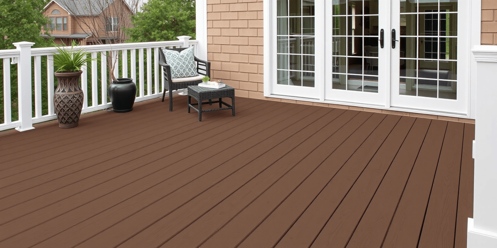 TREX Composite Decking Brown: A Sustainable Choice for Modern Backyards