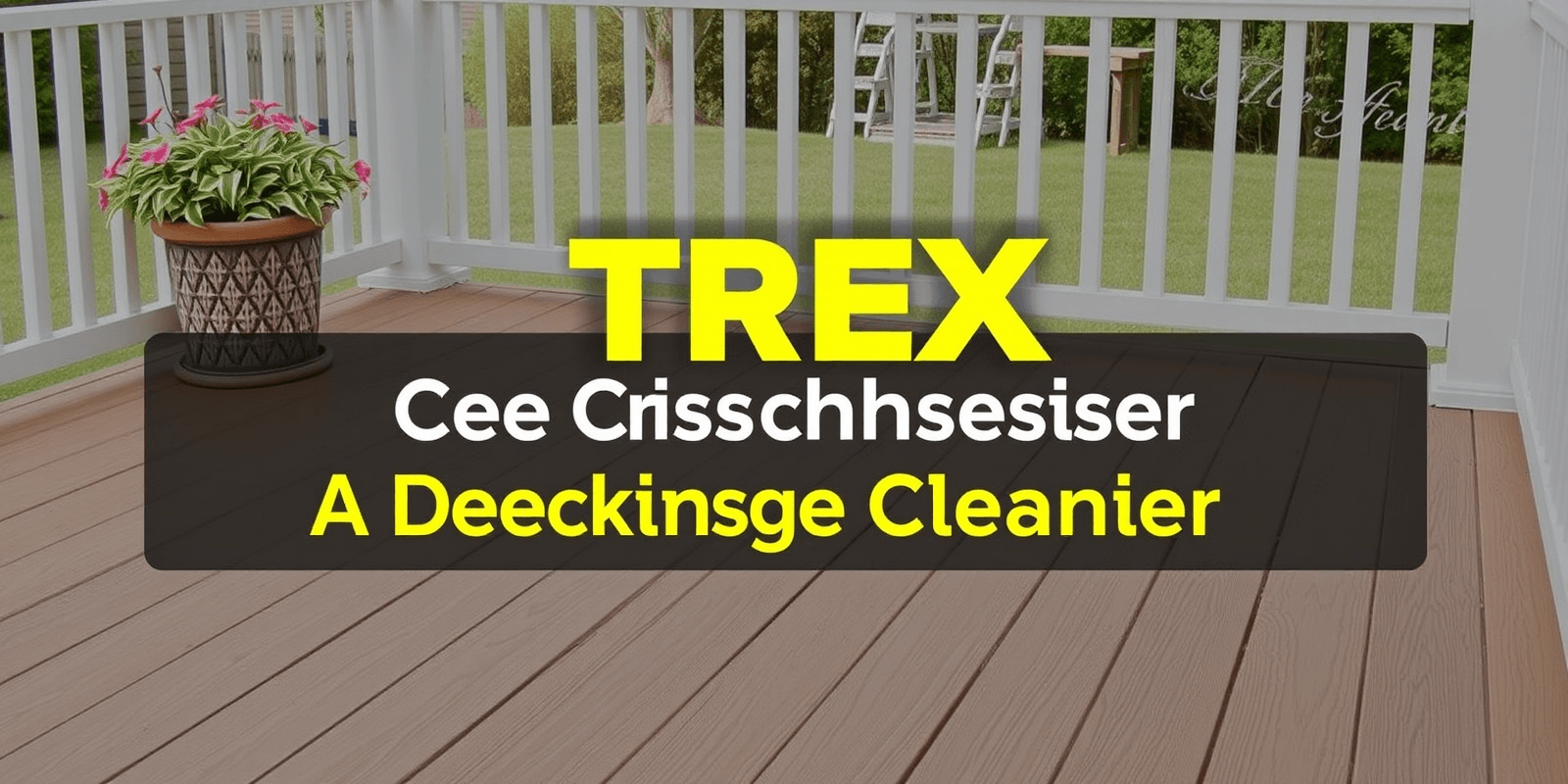 TREX Composite Decking Cleaner: A Comprehensive Guide