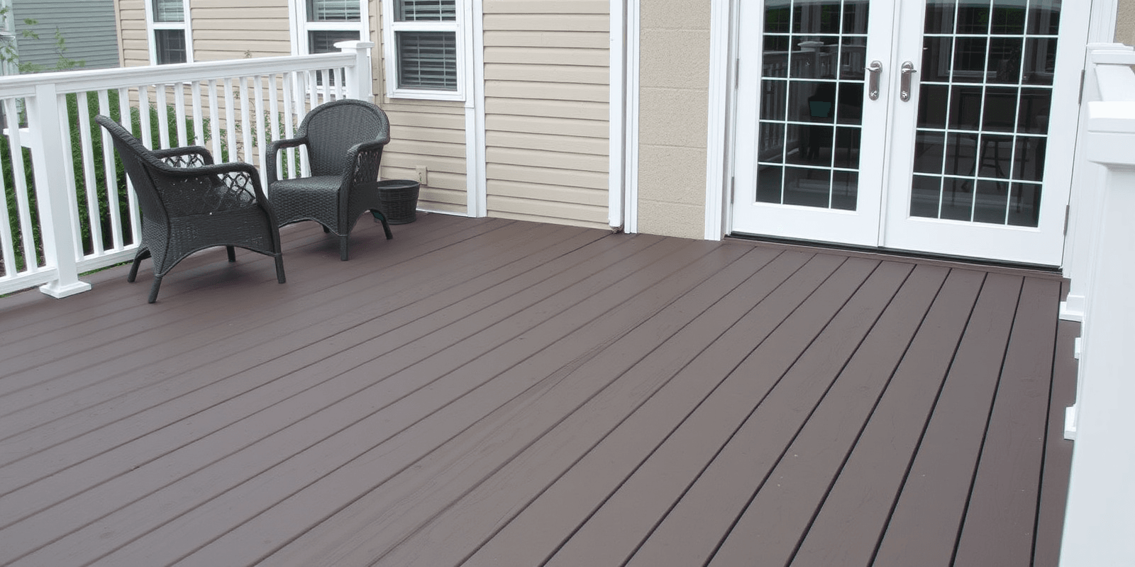 trex composite decking install