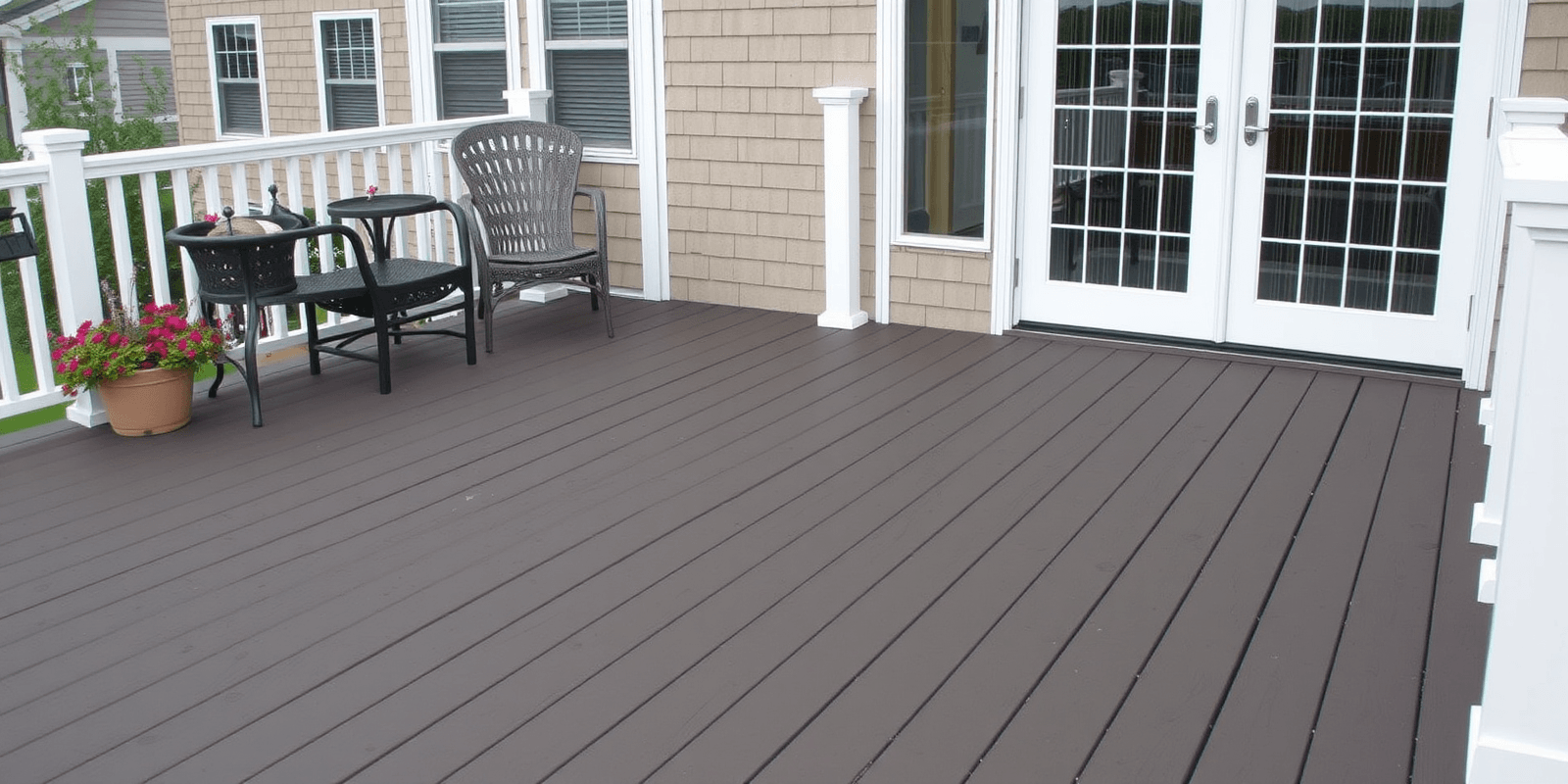 trex composite decking paint colors