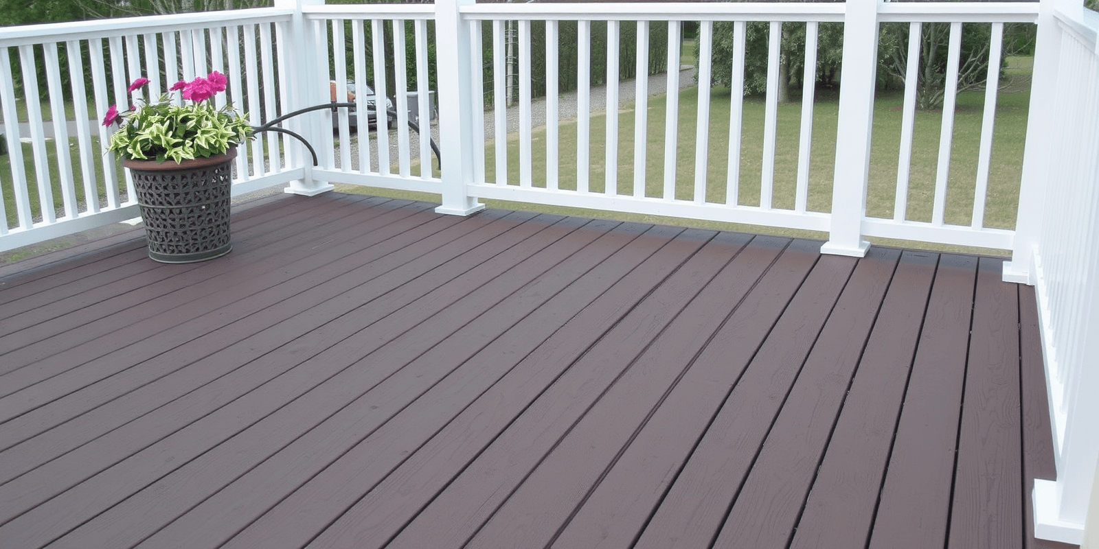 trex composite decking sample