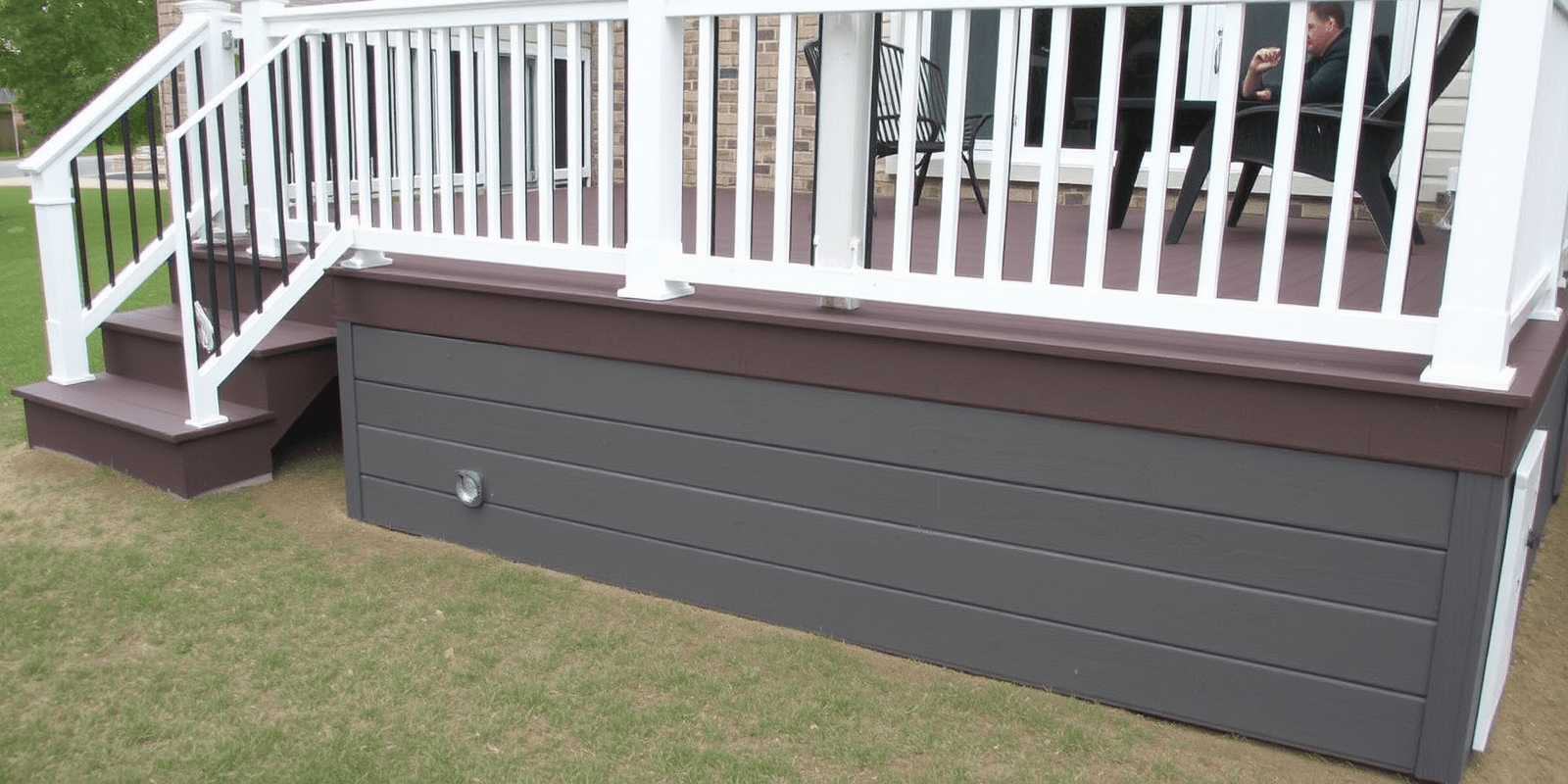 trex composite decking skirting