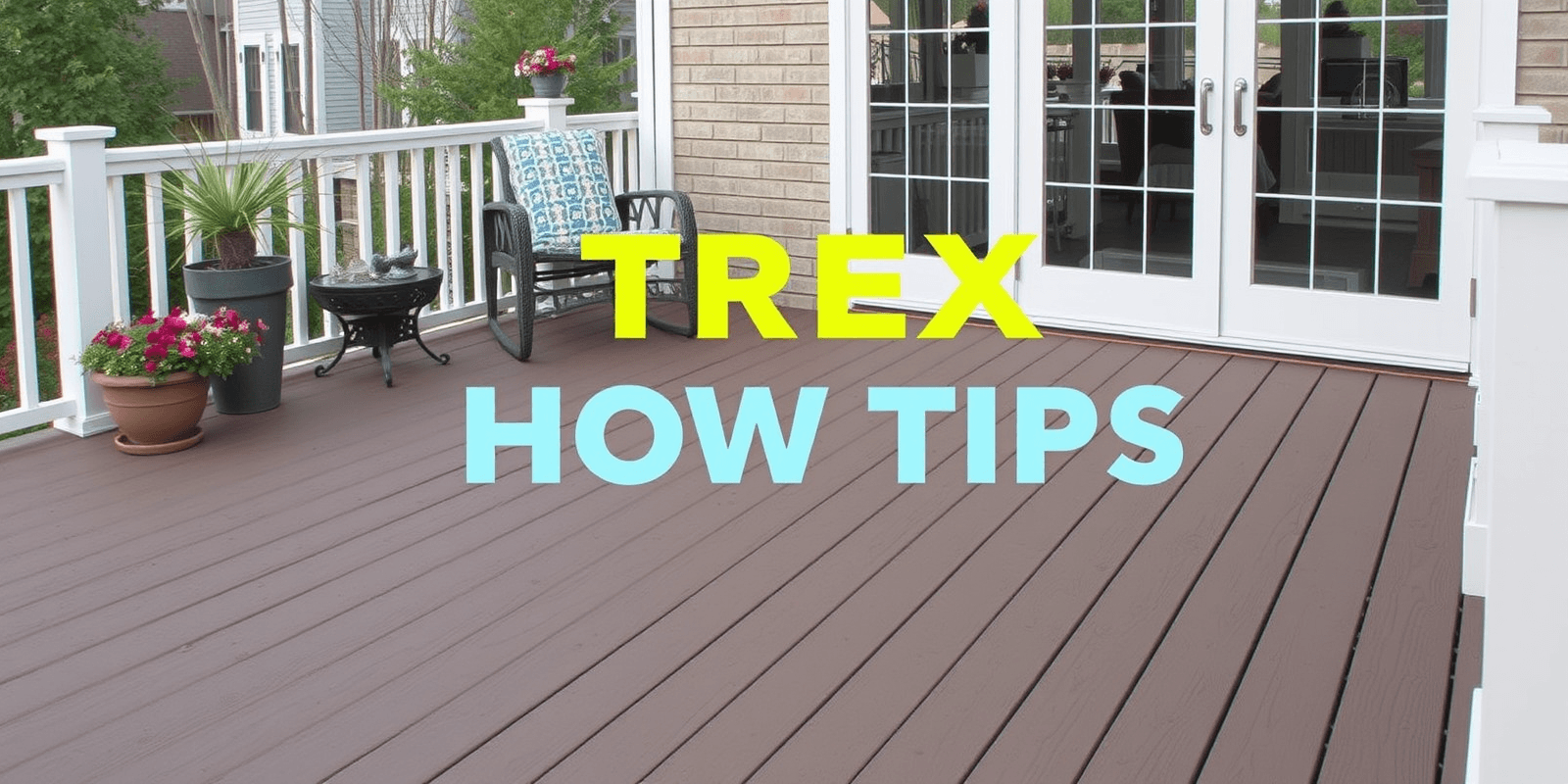 trex composite decking tips - no nonsense know how