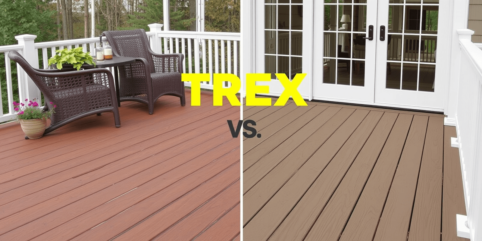 trex composite decking versus other composite decking