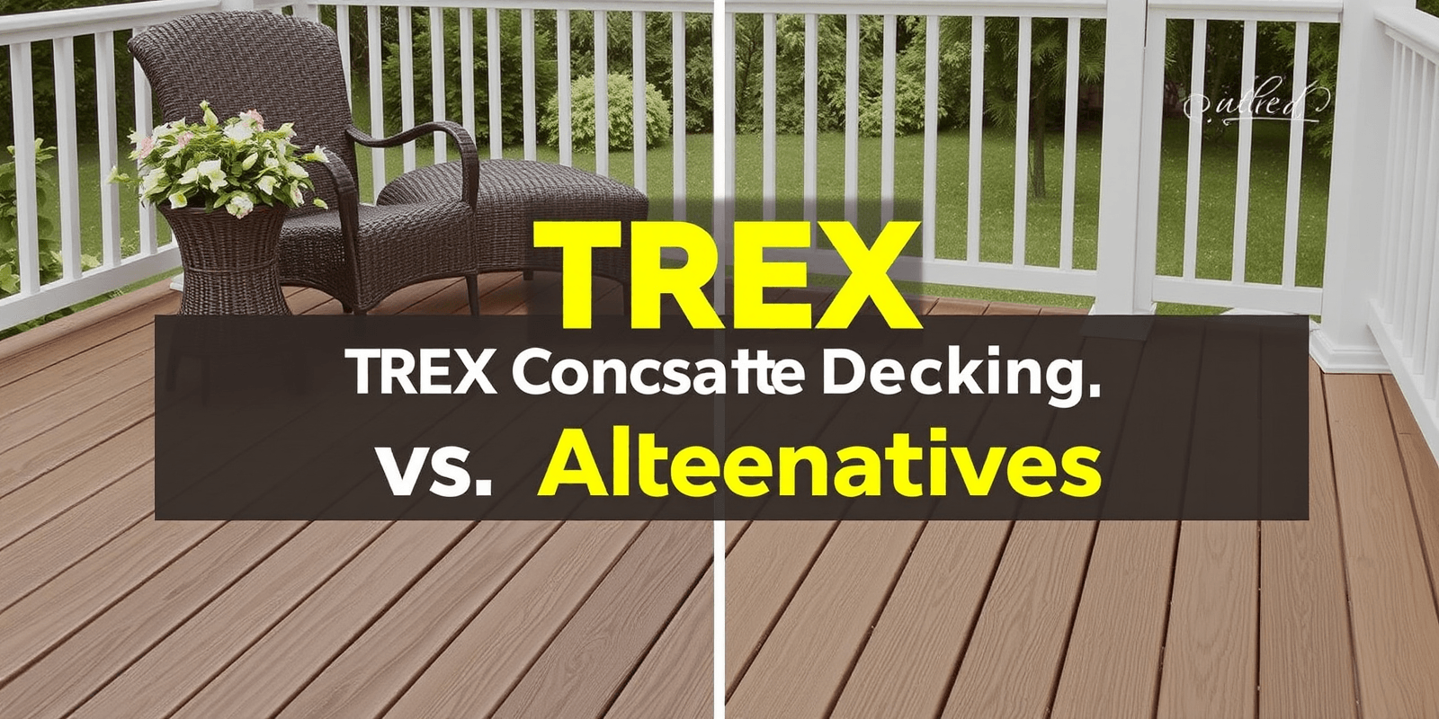 TREX Composite Decking vs. Alternatives: What Sets Them Apart?