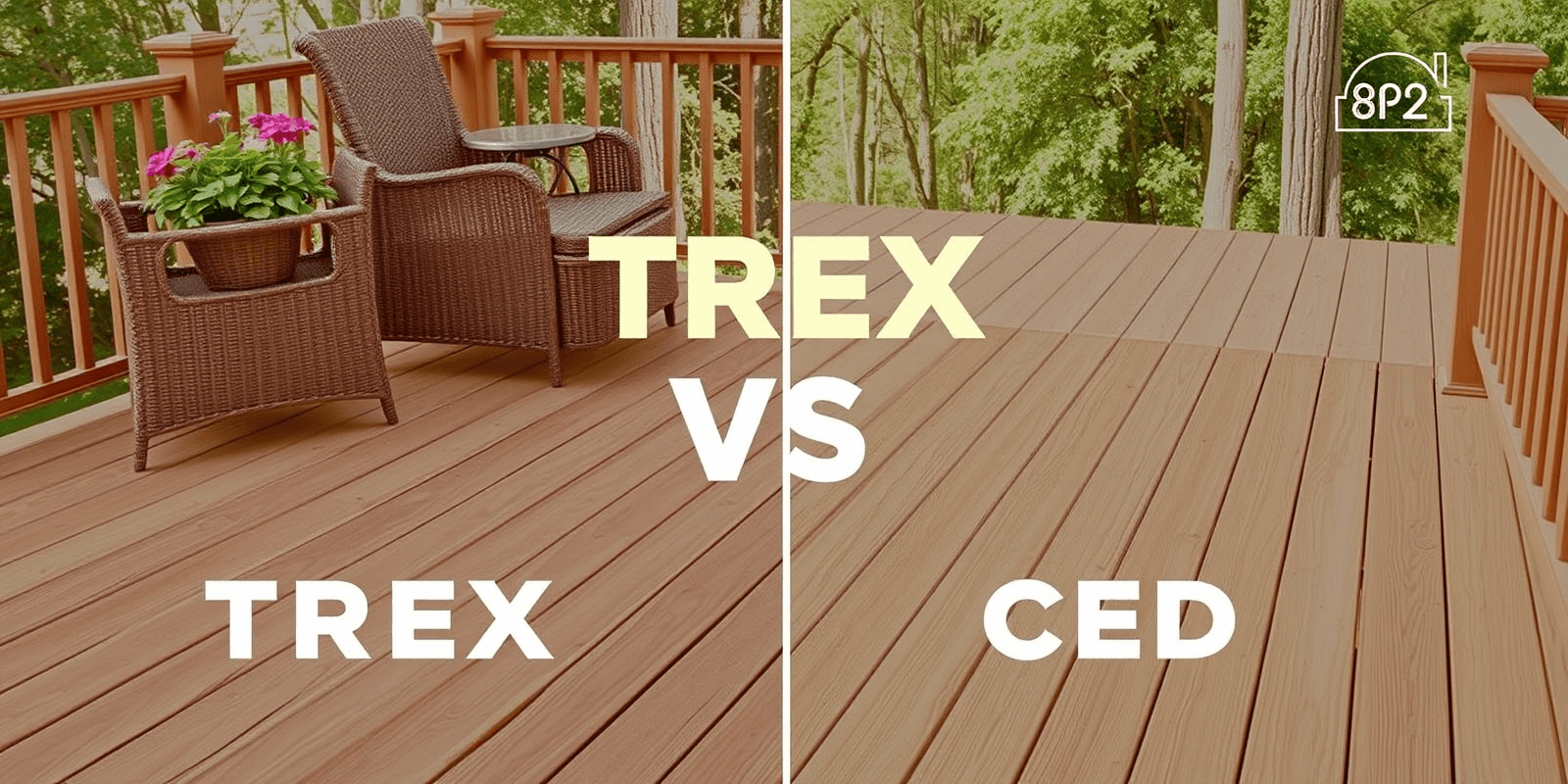 trex composite decking vs cedar decking