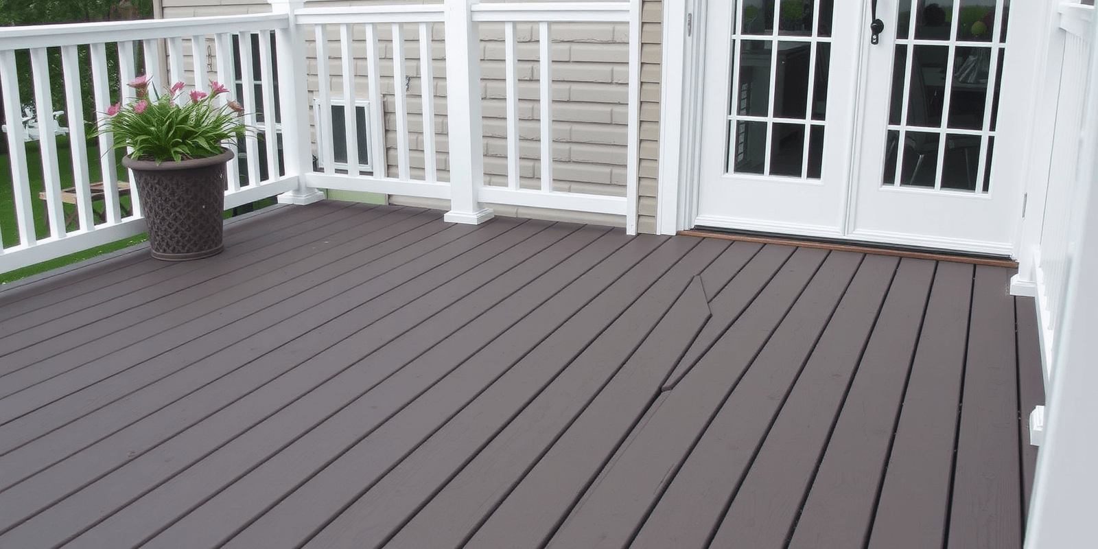 trex composite grooved decking installation
