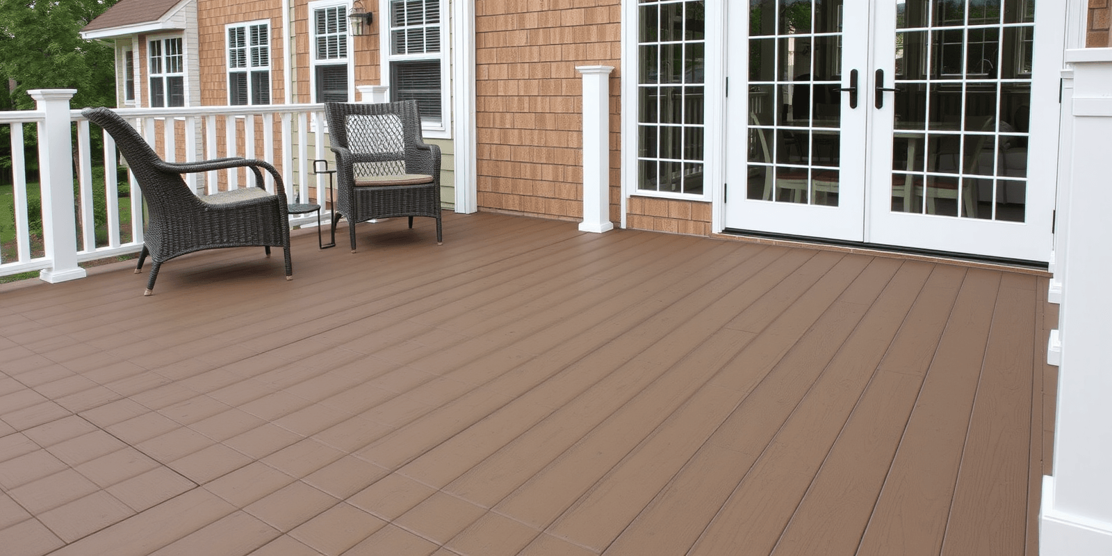 trex enhance saddle ultra low maintenance composite decking