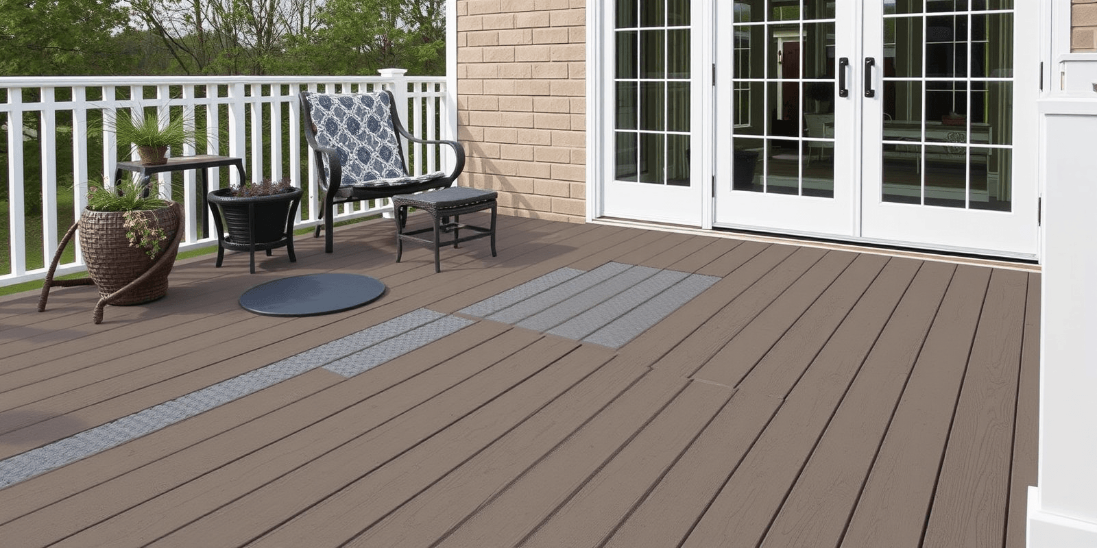 TREX Gravel Path Composite Decking: Combining Durability and Aesthetics