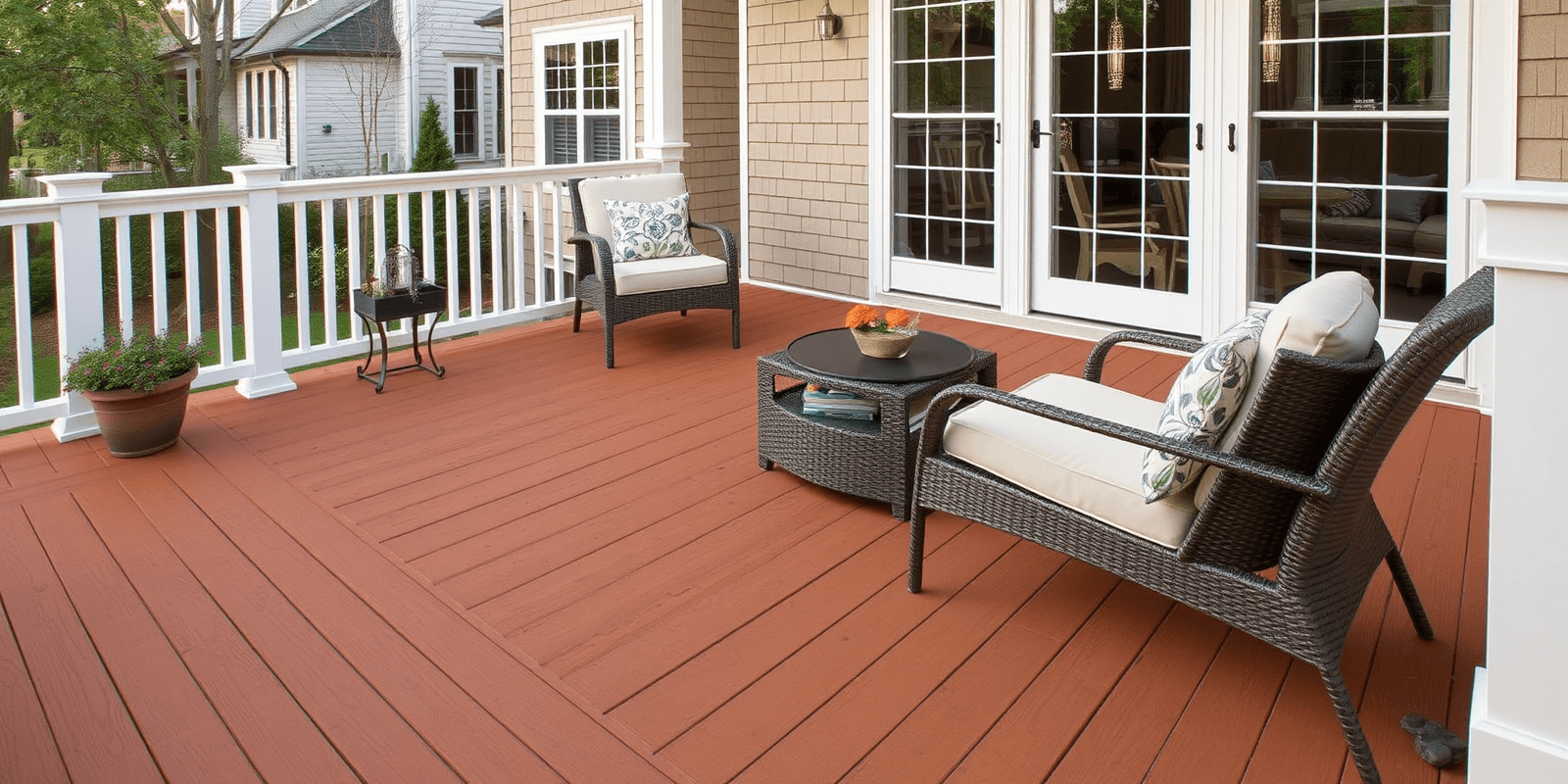 TREX Spiced Rum Composite Decking: Enhancing Your Outdoor Space