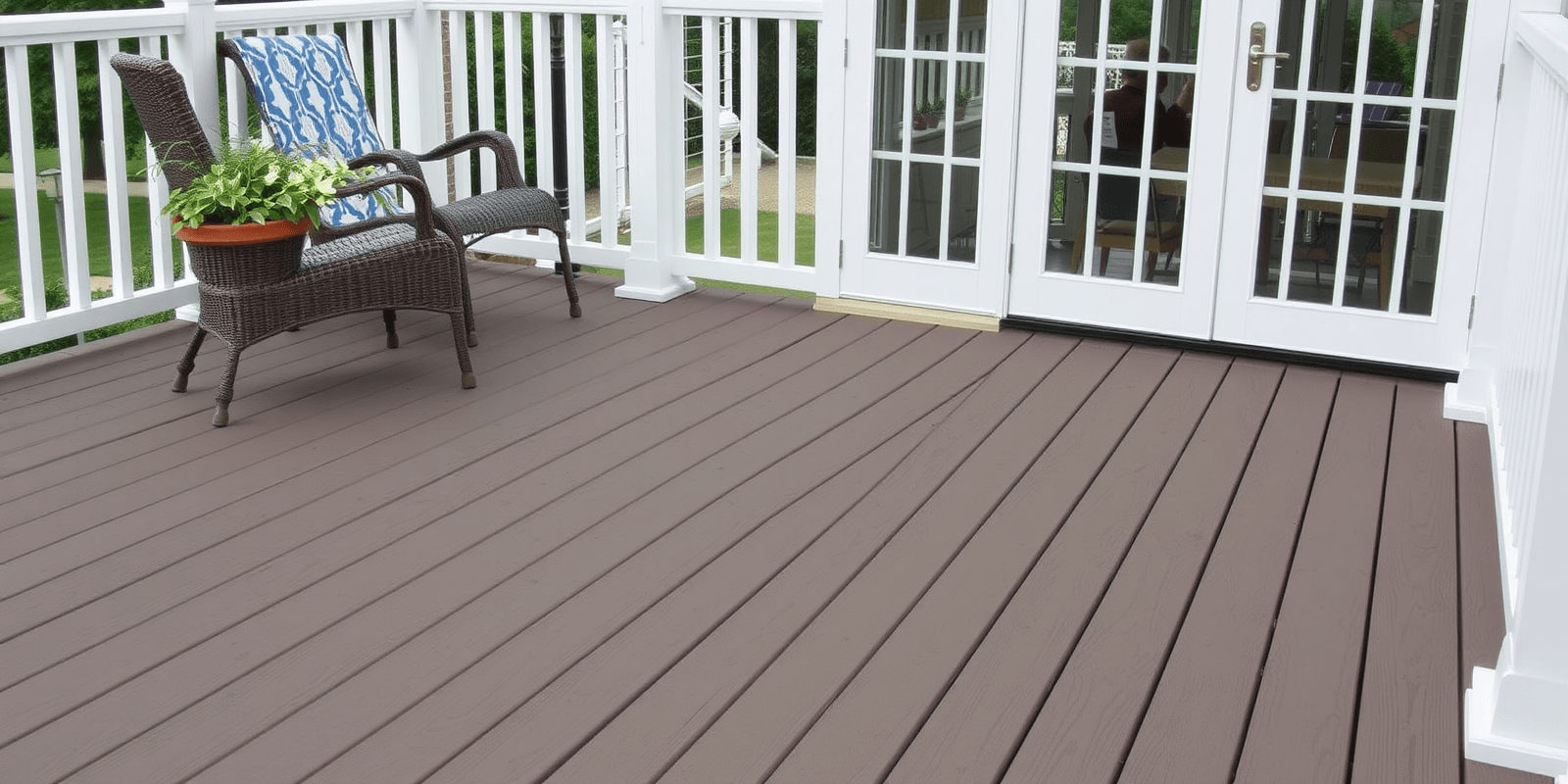 trex transcend grooved composite decking