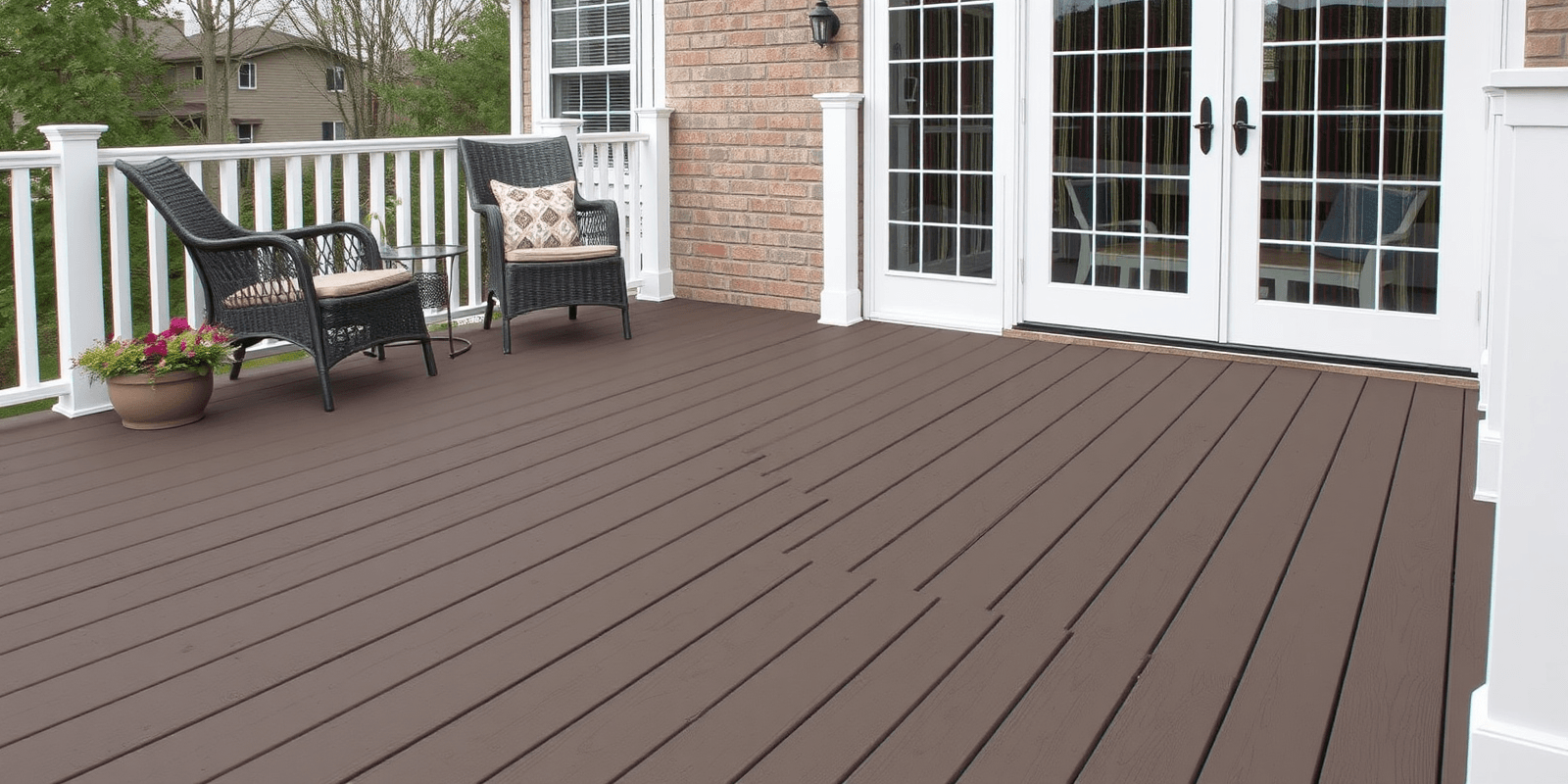 trex ultra-low maintenance composite decking