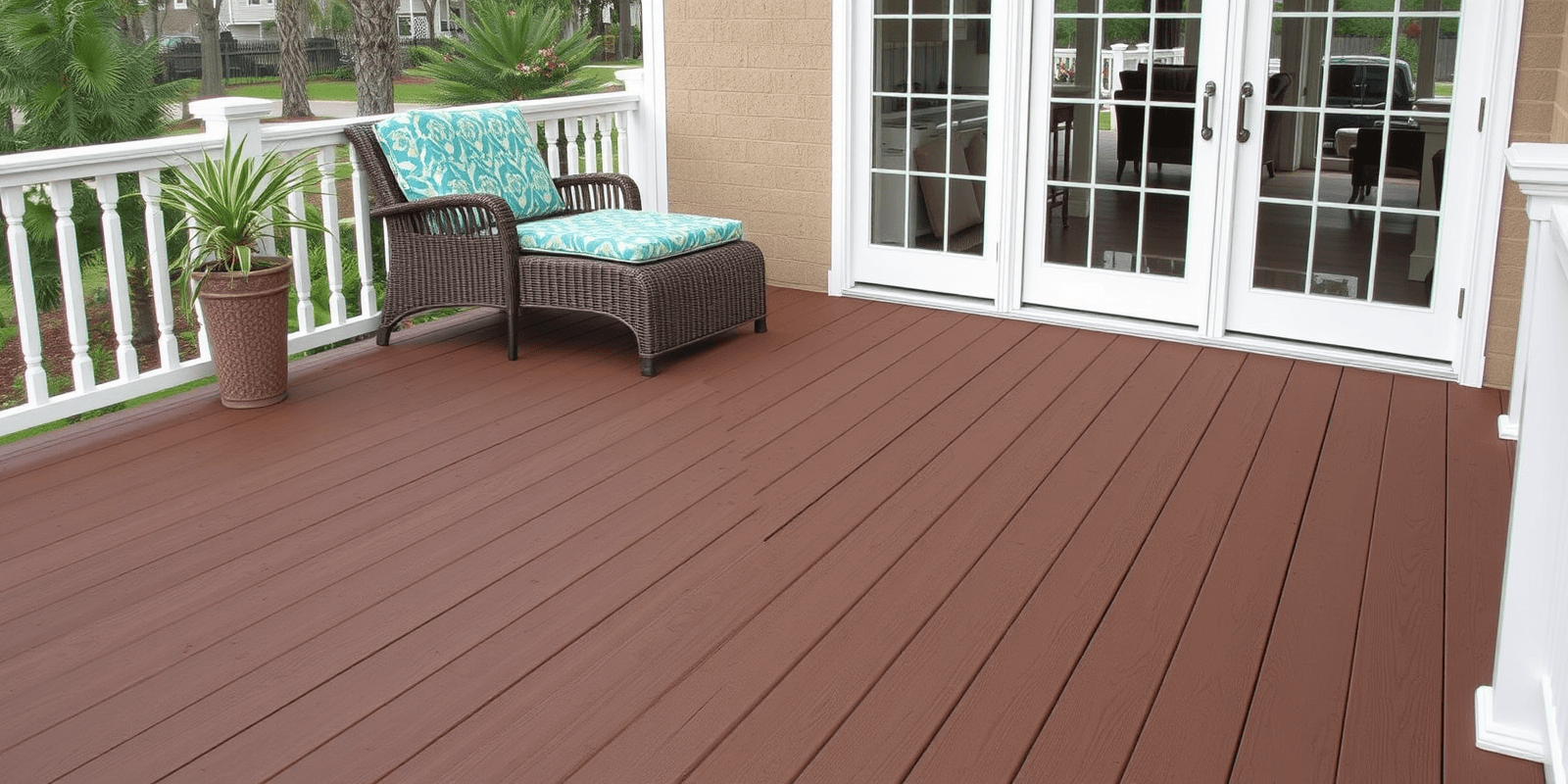 tropics composite brown decking
