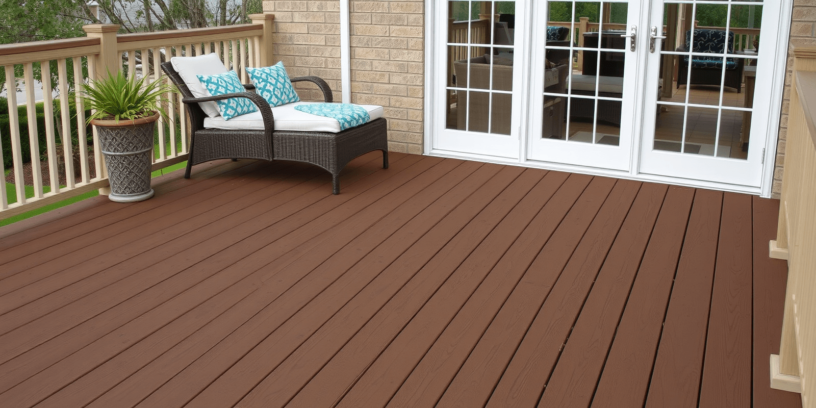 tropics composite decking hana brown