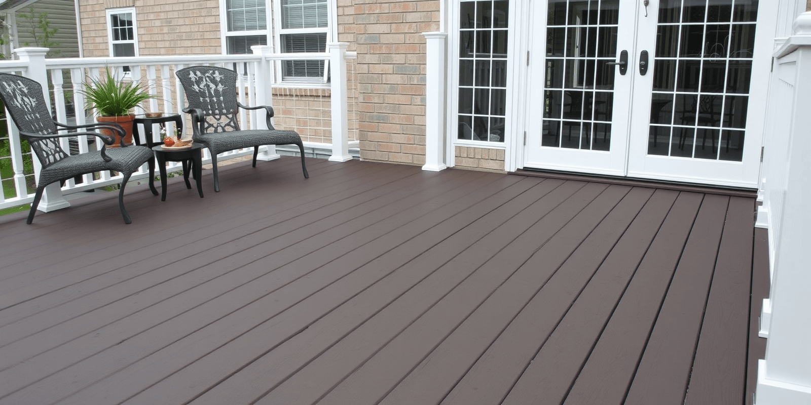 ultra low maintenance composite decking