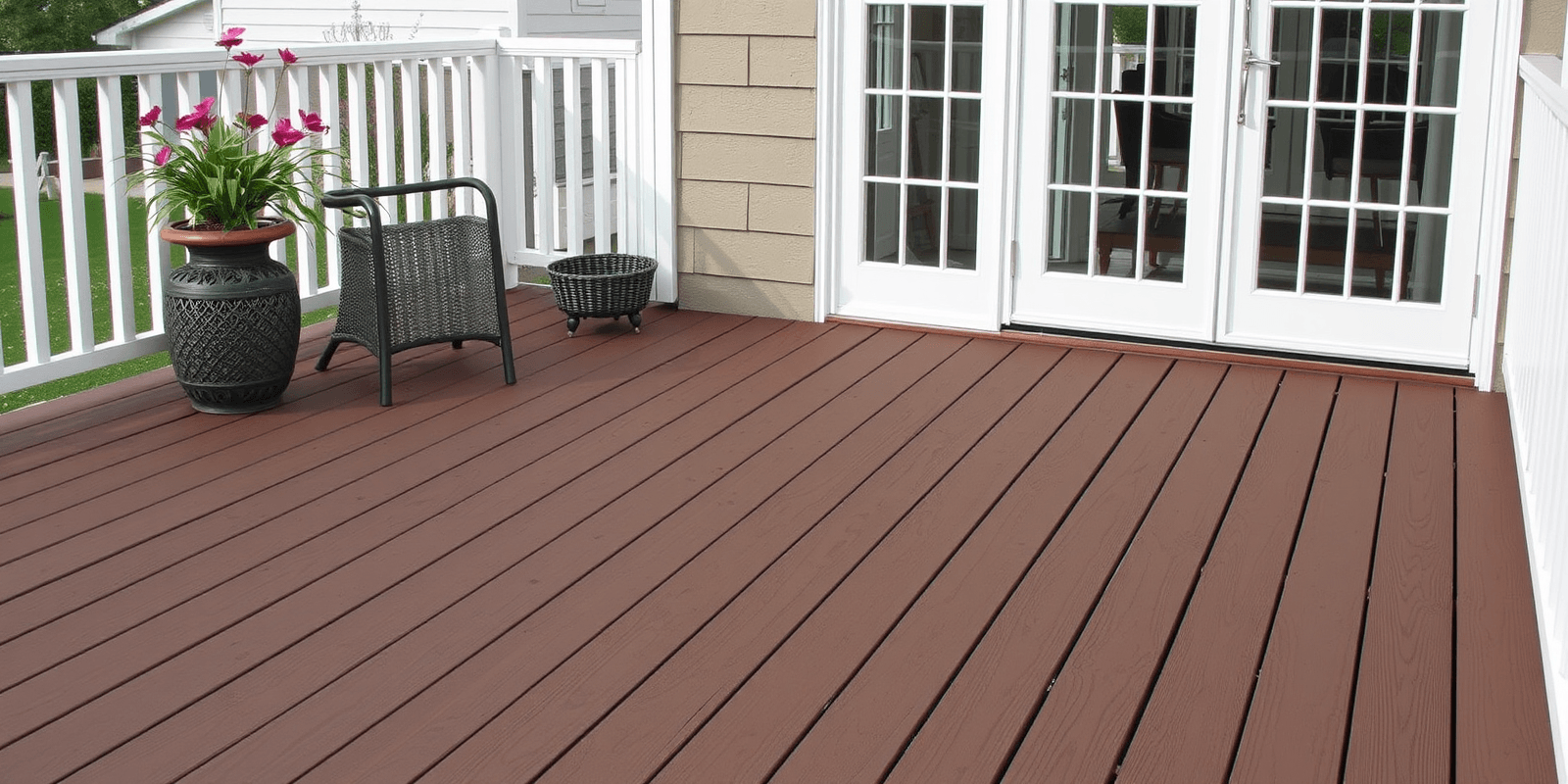 ultrashield wood plastic composite decking