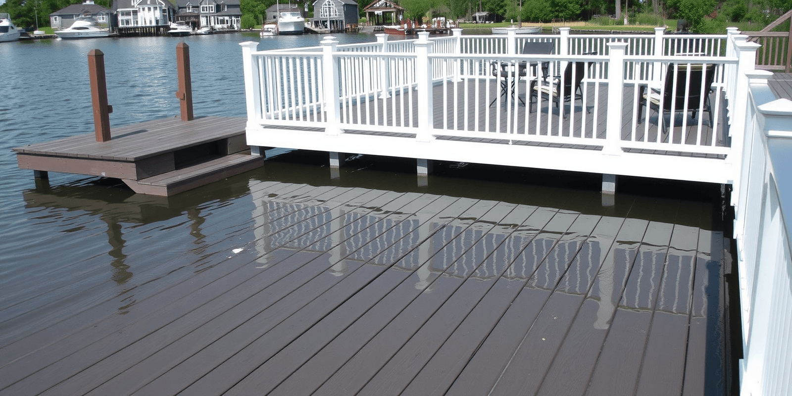 use composite decking for dock