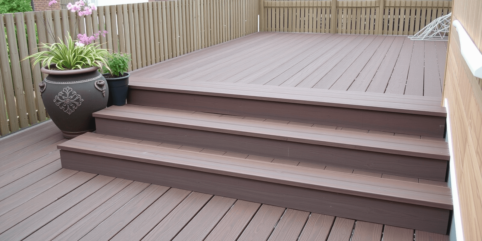 use for composite decking waste