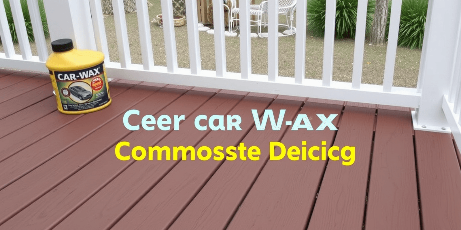using car wax on composite decking
