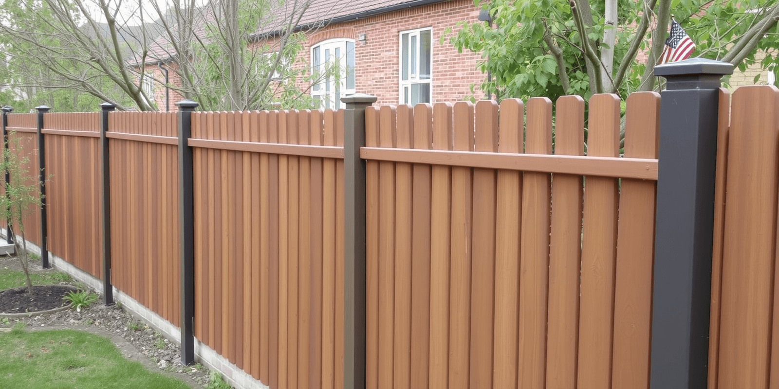 using composite decking as fencing