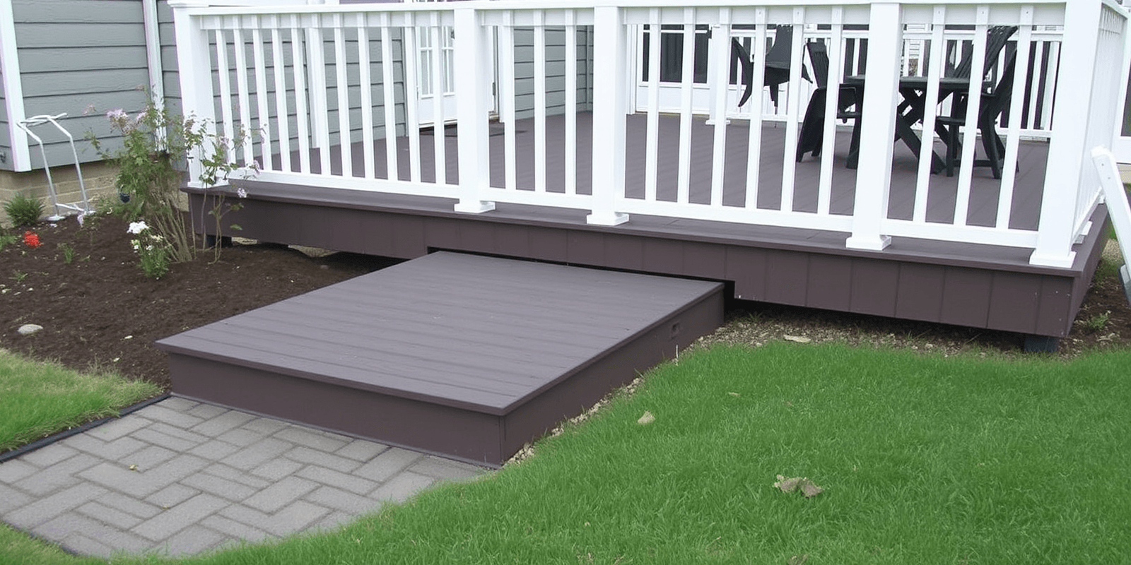 using composite decking for ramps