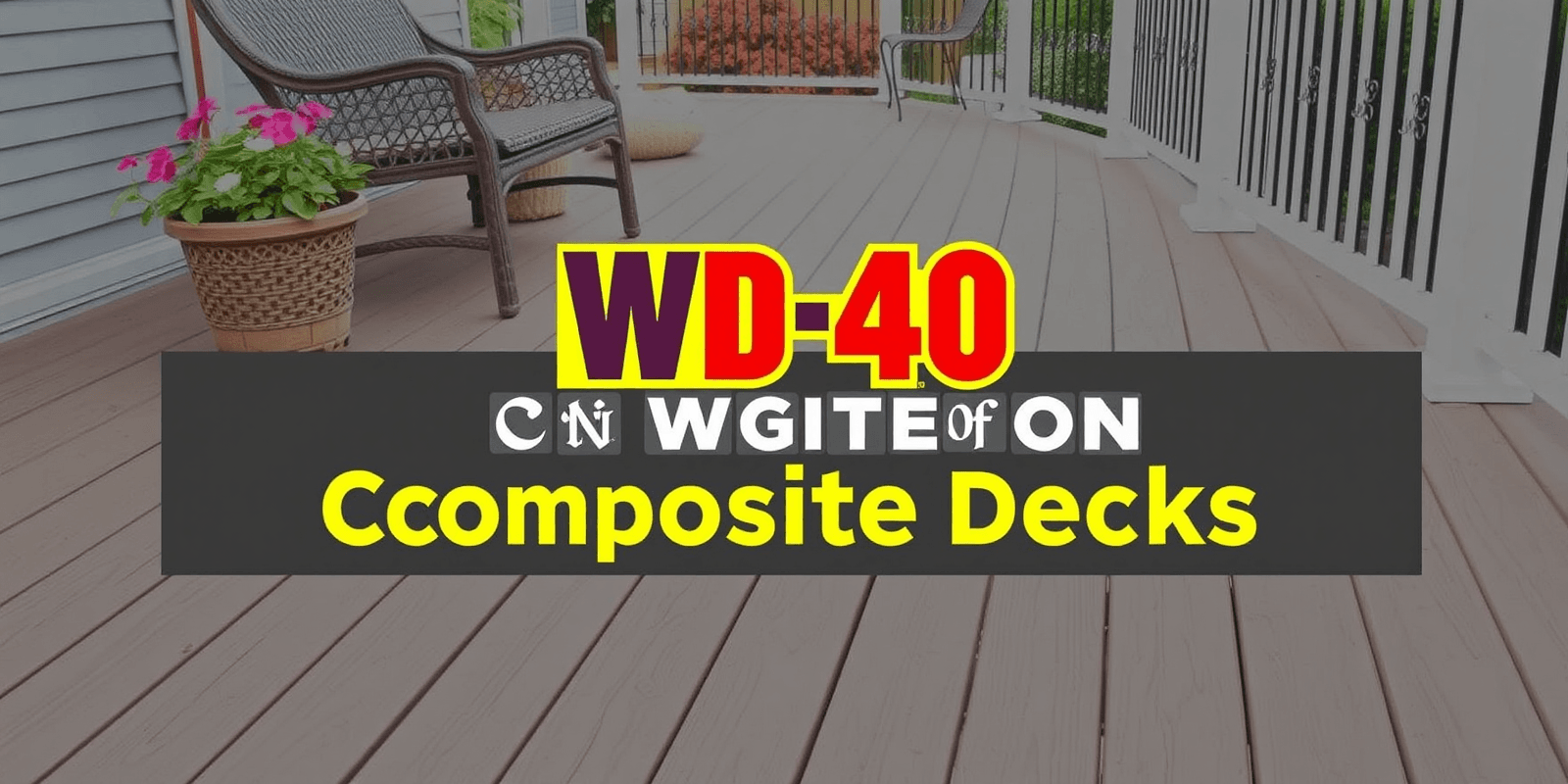 Using WD-40 on Composite Decks: Pros and Cons