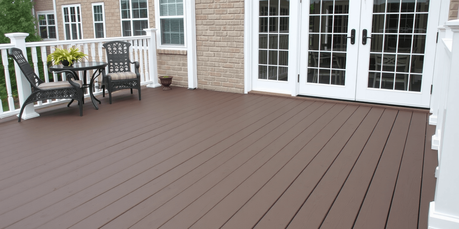 veranda composite decking brown