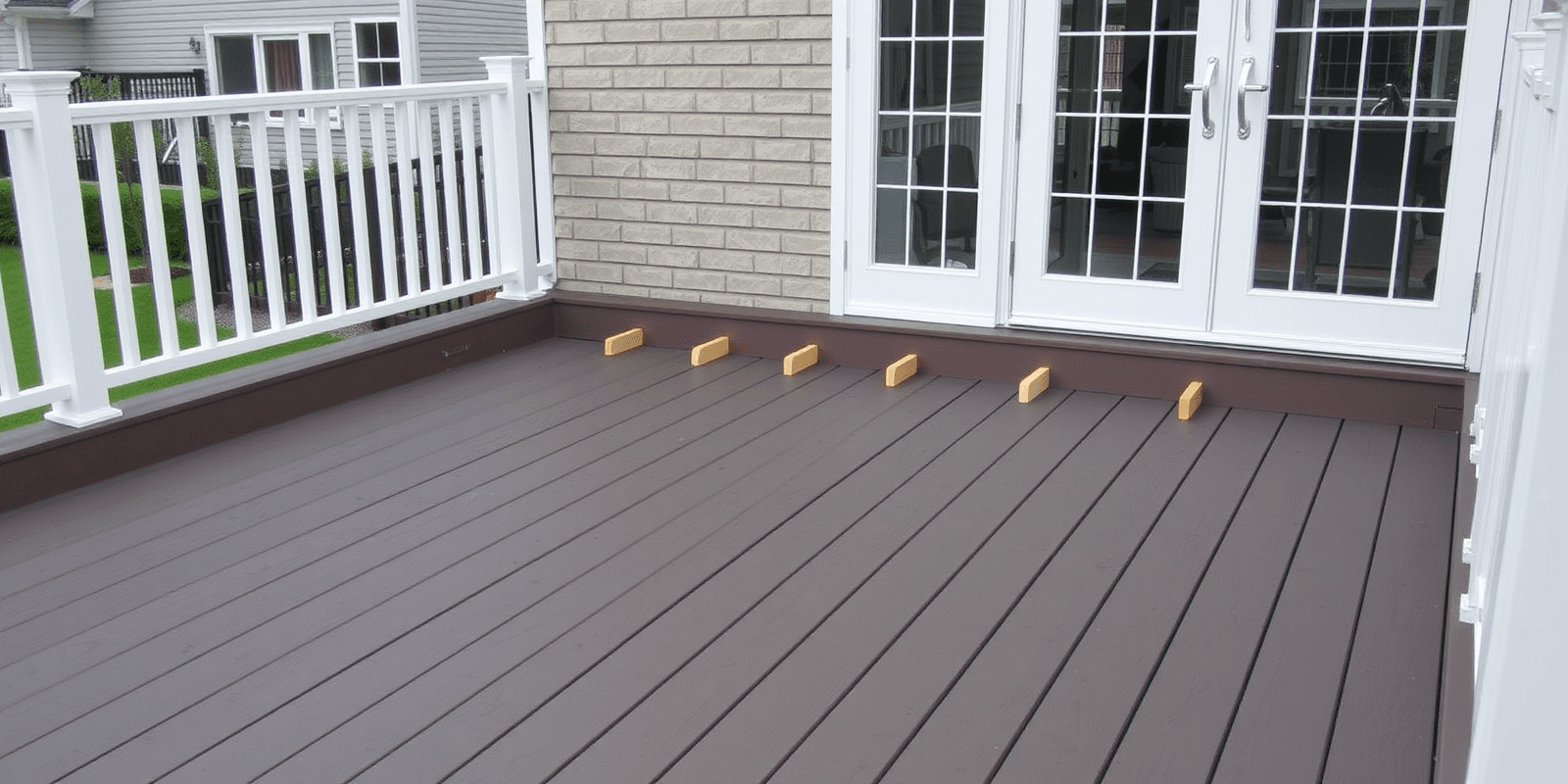 veranda composite decking joise spacing