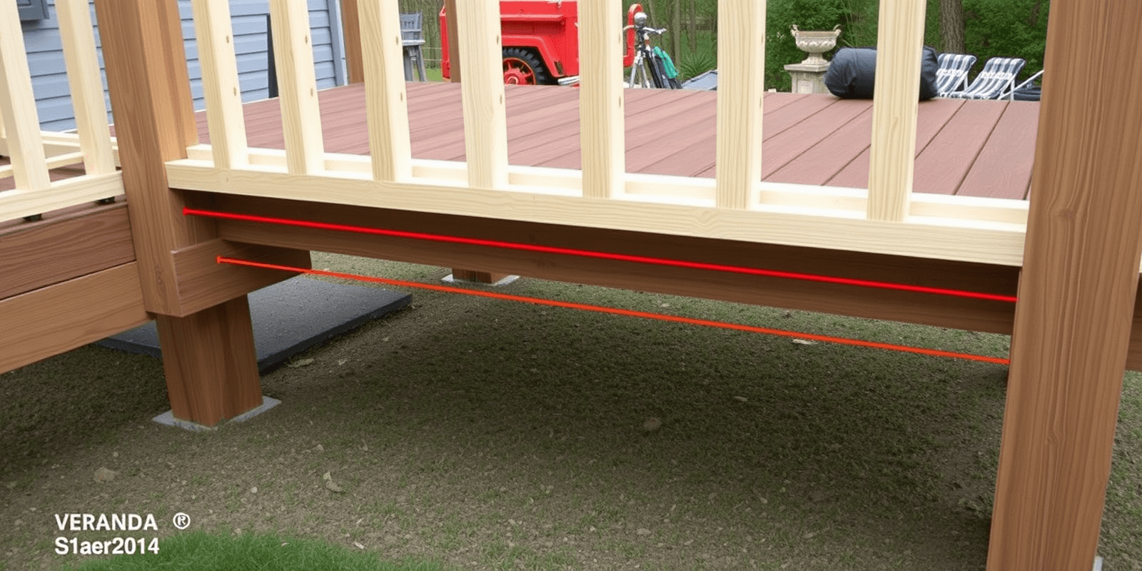 veranda composite decking joist spacing