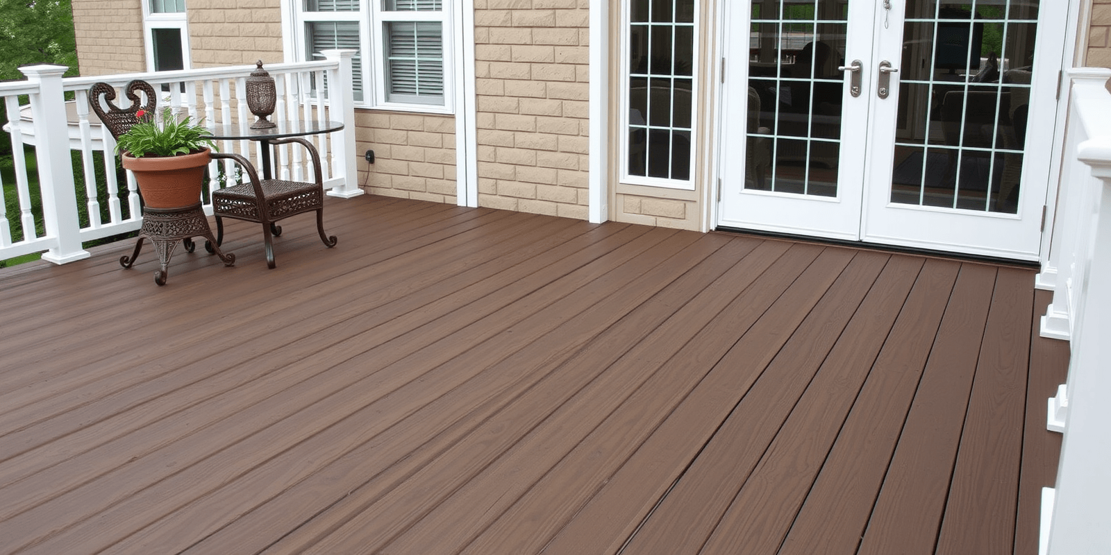 veranda composite decking tuscan walnut