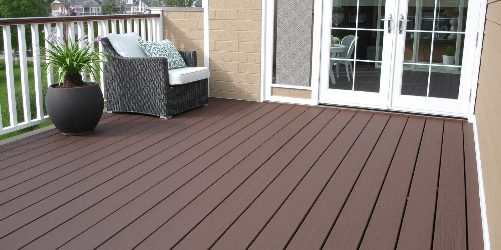vertigrain composite decking