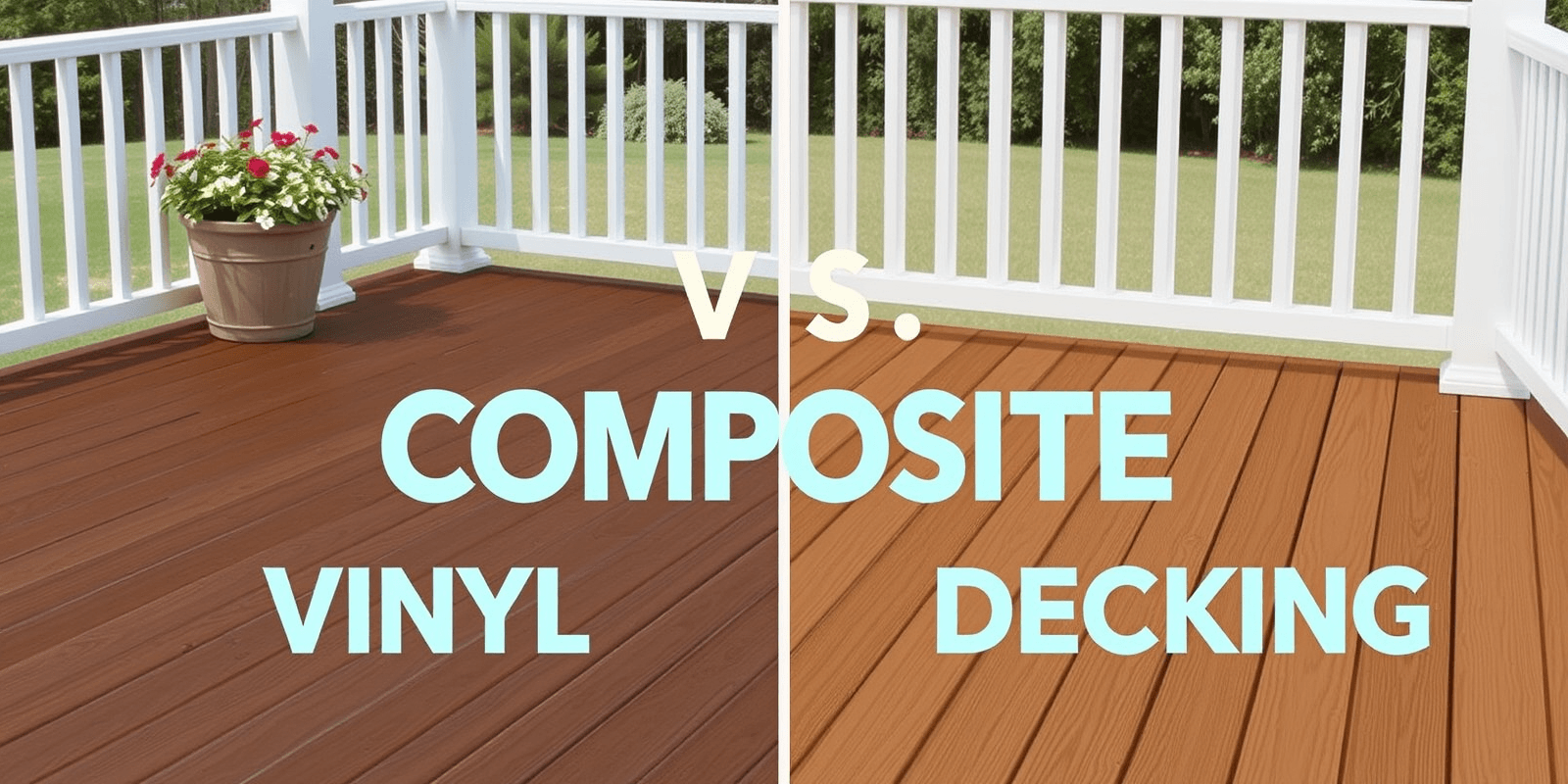 vinyl vs composite decking let's compare moistureshield
