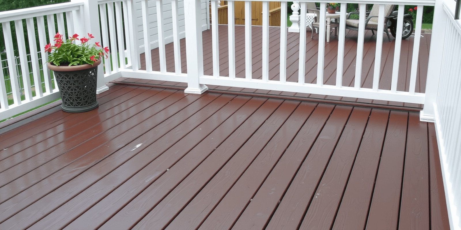 water repellant composite decking