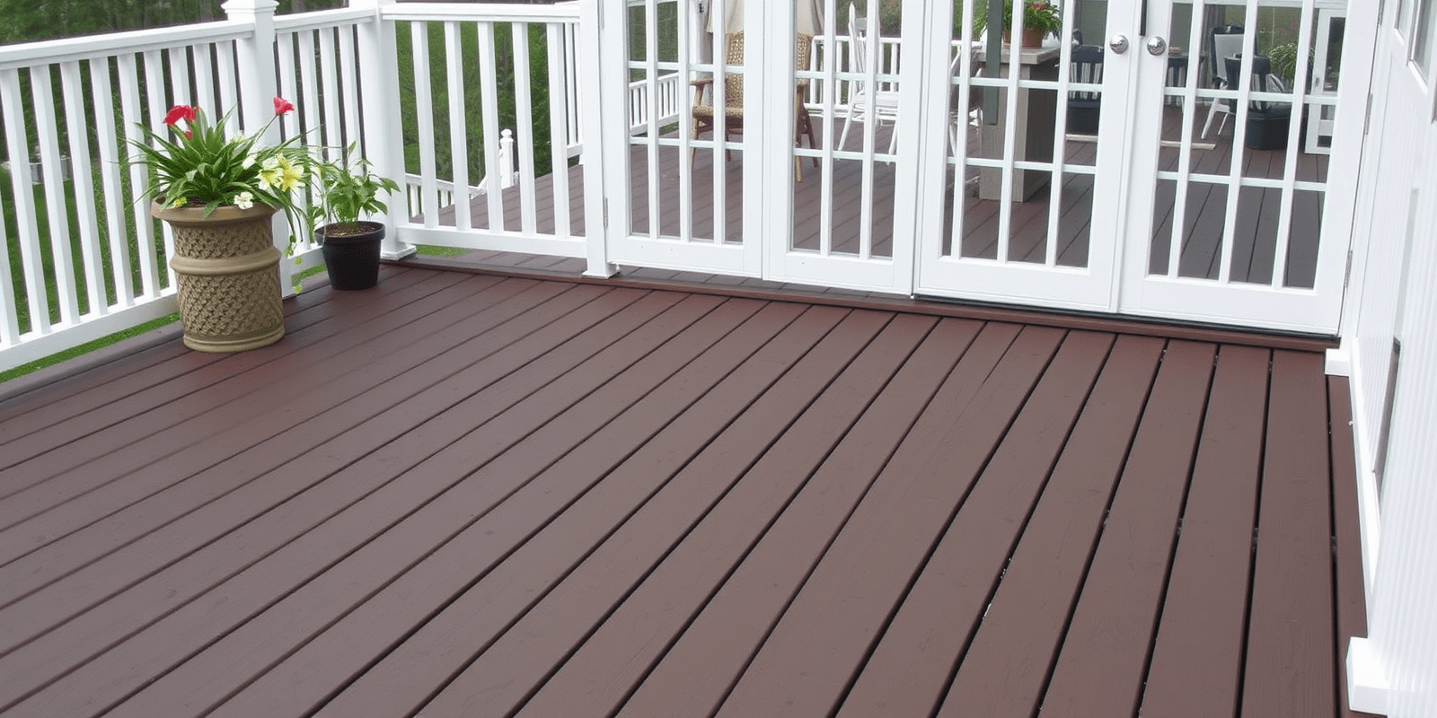 waterproof composite decking material