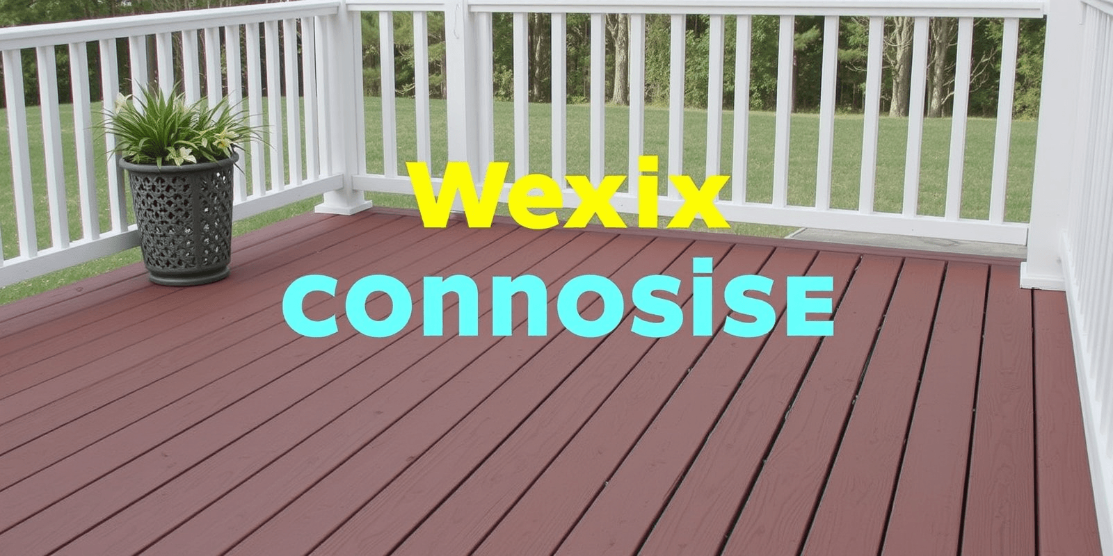 wax or oil composite decking