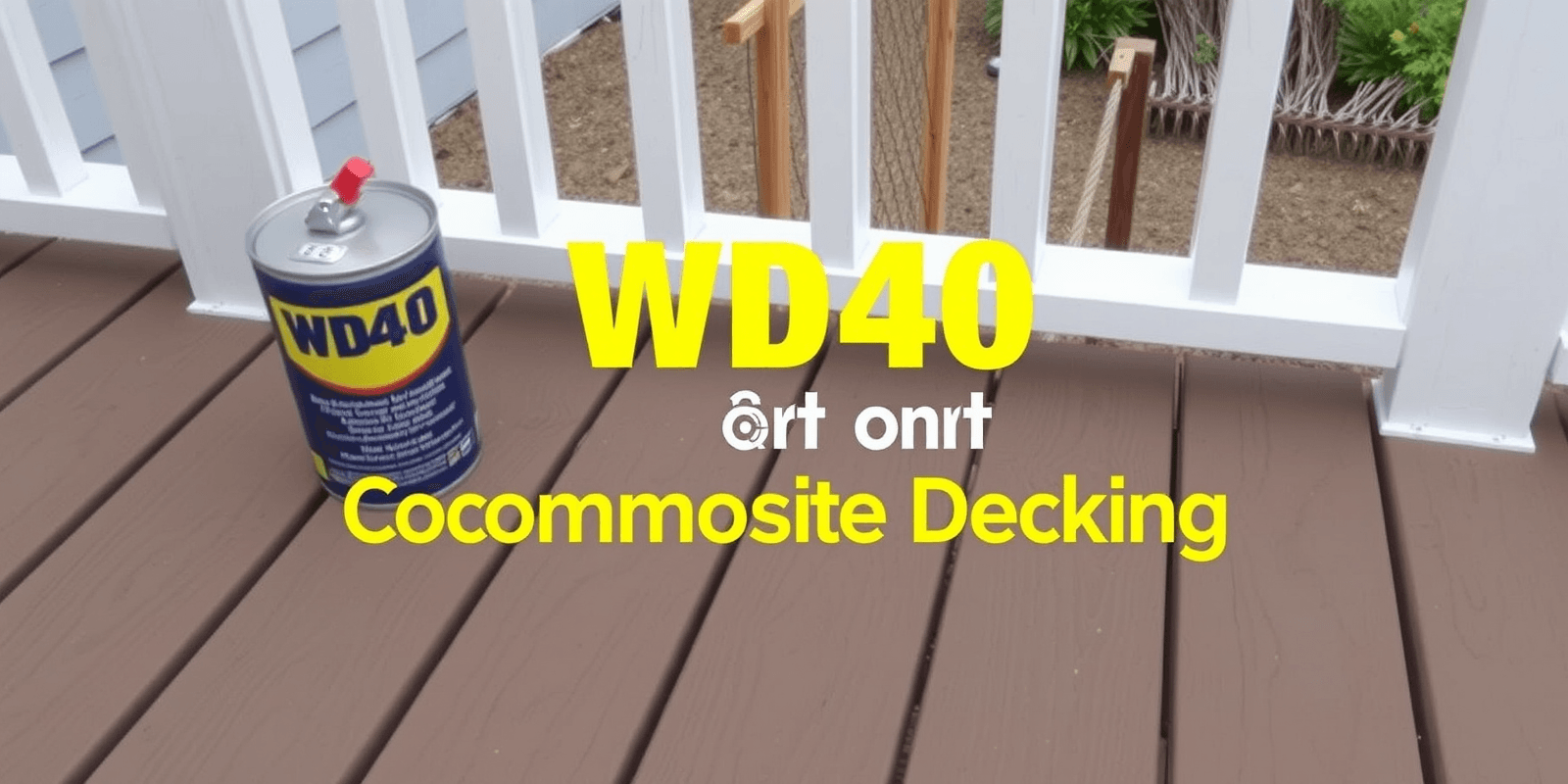 wd40 on composite decking